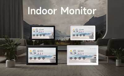 Full Smart Home Solution Zigbee Switch Smart Piano Black Choose Compatible with Outdoor Station Video Intercom for Home