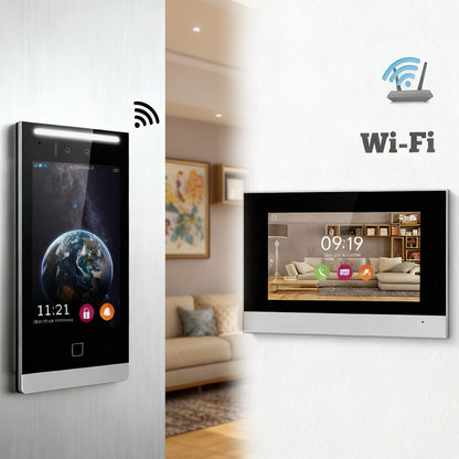 Full Smart Home Solution Zigbee Switch Smart Piano Black Choose Compatible with Outdoor Station Video Intercom for Home